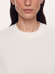 Peached cotton T-shirt
