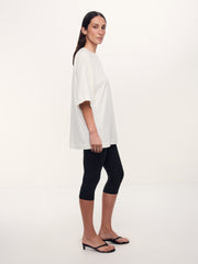 Peached cotton T-shirt