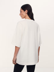 Peached cotton T-shirt