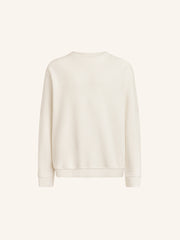 Textured terry sweatshirt