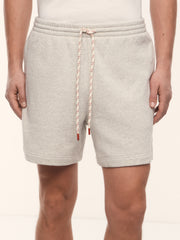 Textured terry shorts