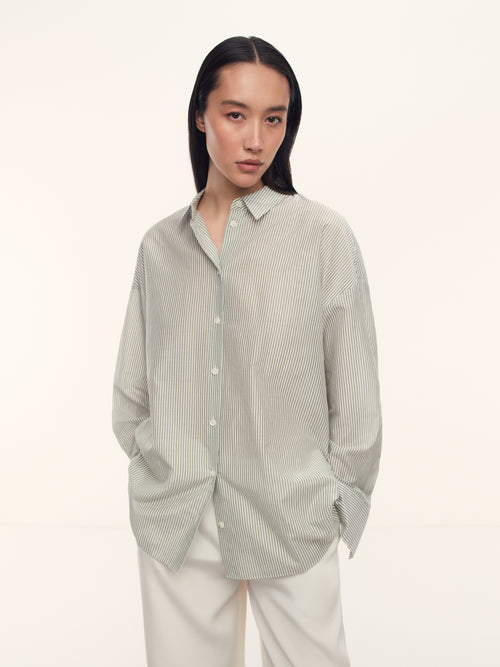 Bureau cotton-silk shirt