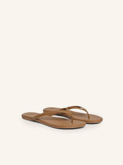 Leather thong sandals
