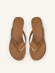 Leather thong sandals