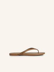 Leather thong sandals