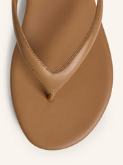 Leather thong sandals
