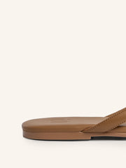 Leather thong sandals