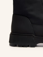 Padded nylon boots