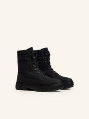 Padded nylon boots