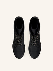 Padded nylon boots