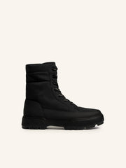 Padded nylon boots
