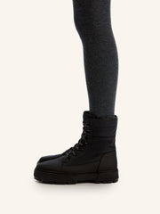 Padded nylon boots