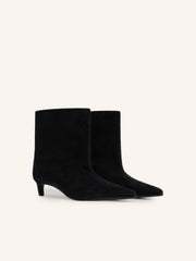 Suede ankle boots