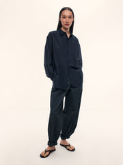 Cotton-silk shirt