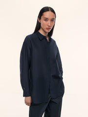 Cotton-silk shirt