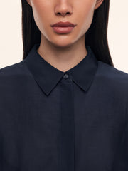 Cotton-silk shirt