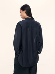 Cotton-silk shirt