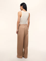 Cotton-lyocell trousers