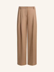 Cotton-lyocell trousers