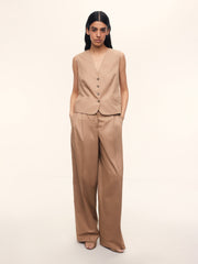 Cotton-lyocell trousers