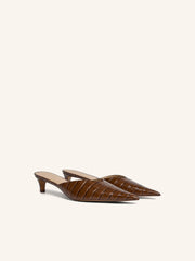 Leather mules