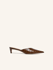 Leather mules