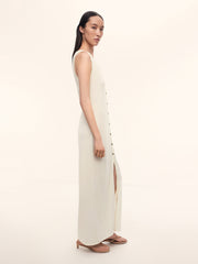 Silk-cotton maxi dress