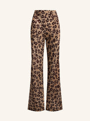 Silk chiffon trousers