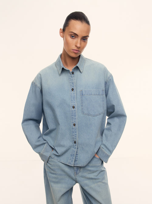 Light denim shirt
