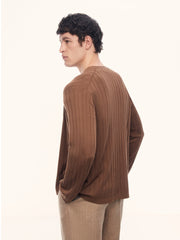 Flute silk-cotton cardigan