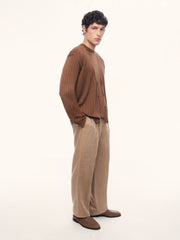 Flute silk-cotton cardigan