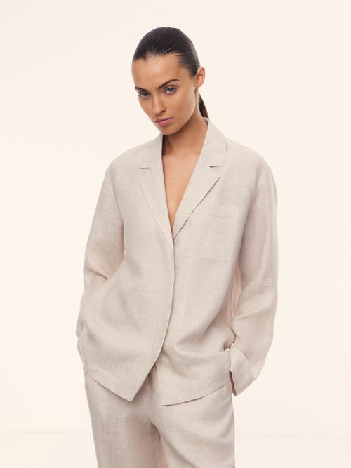 Santorini linen shirt