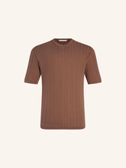 Flute silk-cotton jumper