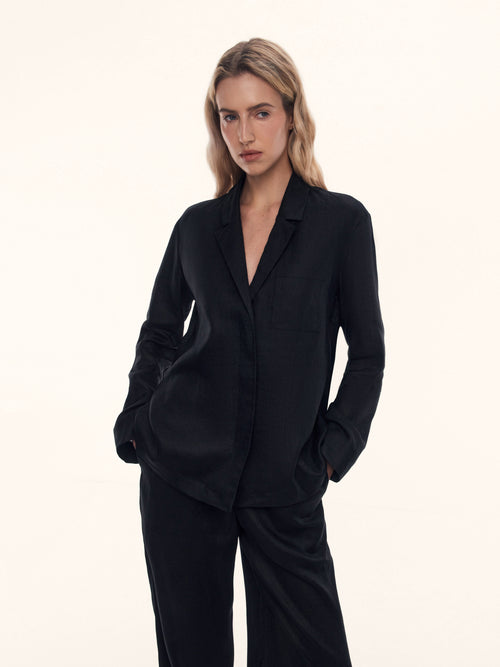 Santorini linen shirt