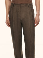 Westminster linen trousers