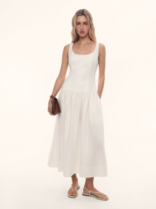 Antoinette linen dress