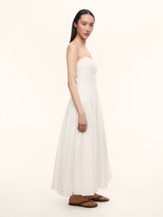 Provence cotton-silk dress