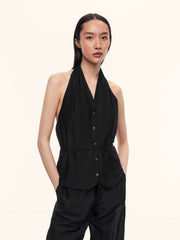Trevi cotton-silk top