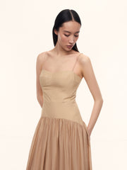 Provence cotton-silk dress