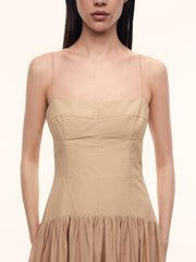 Provence cotton-silk dress