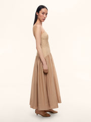 Provence cotton-silk dress