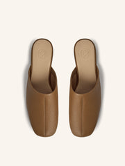 Leather mules