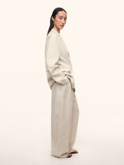 Tailored linen blazer