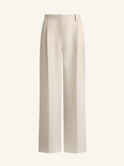 Tailored linen trousers