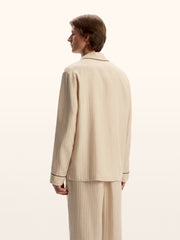 Linen pyjama-style set