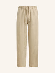Linen pyjama-style set