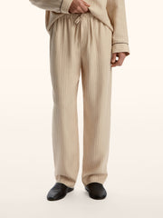 Linen pyjama-style set