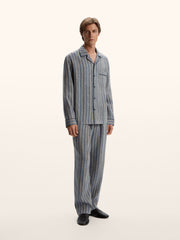 Linen pyjama-style set