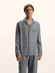 Linen pyjama-style set