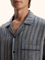 Linen pyjama-style set